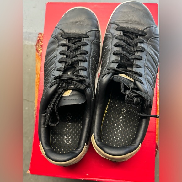 Black adidas mens Grand Court Sneaker - Picture 4 of 12